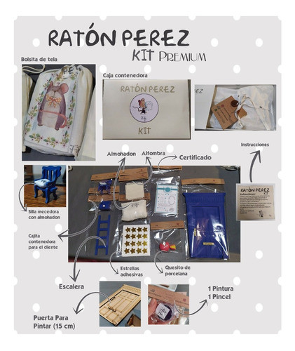 Puertita Ratón Perez Kit Premiun 0