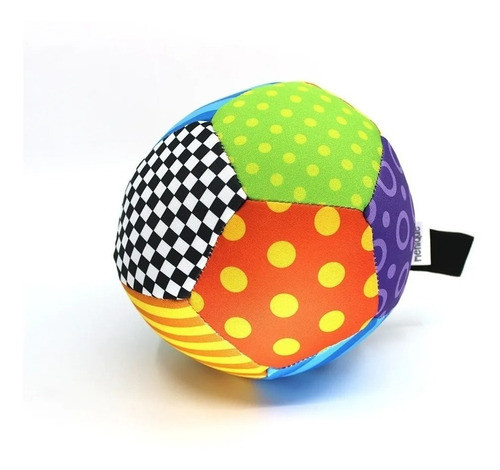 Pelota Fútbol De Tela Estimulación Bebes Motricidad 0
