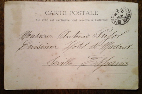 Antigua Tarjeta Postal Biarritz Casino 1904 1
