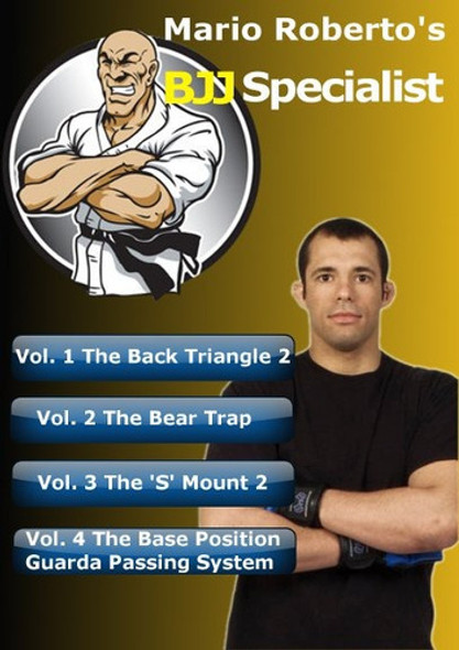 Bjj Specialist 4 Vols Em 2 Dvds Mario Roberto Jiu-jitsu 0