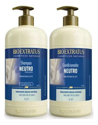 Pack Bio Extratus Neutro Proteínas Shamp+ Cond 1 L 0
