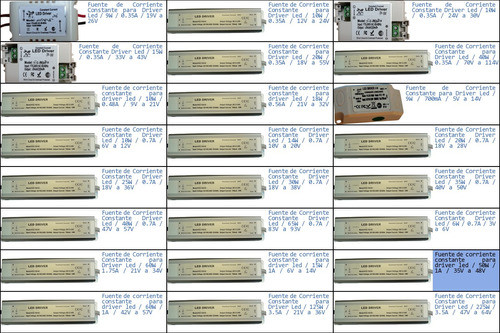 Fuente Corriente 50w 1a 35v A 48v Leds 1