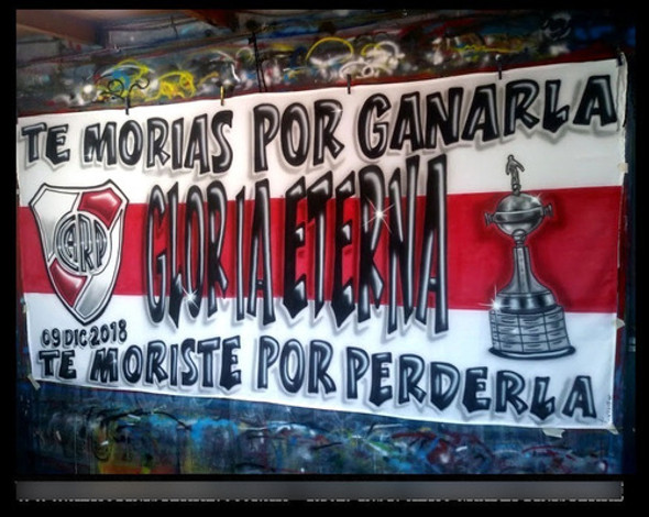 Banderas De River Plate Aerografiadas 1