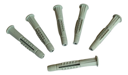 500 Tarugos Espiga 8mm De Nylon Con Tope  Pared Maciza-hueca 1