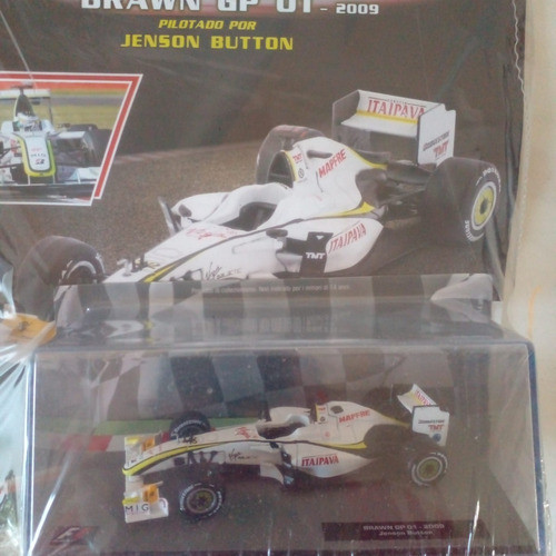 Colección Auto Formula 1 N 6 Brawn Gp 01 (2009) Jenson Butto 1