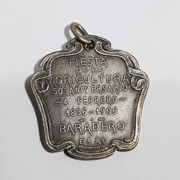 Antigua Medalla Fiesta Agricultura Baradero 1906 Mag 61141 1 Antigua Medalla Fiesta Agricultura Baradero 1906 Mag 61141 1