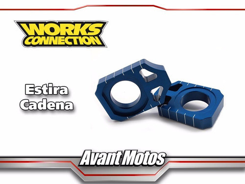 Estira Cadena Kxf Rmz Works Connection Azul Avant Motos 0