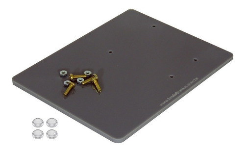Base Em Acrílico Para Fixar Placa Uno E Protoboard 400pontos 1