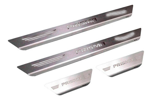 Soleiras De Aço Inox Escovado Gm Prisma De 2013 À 2016 0