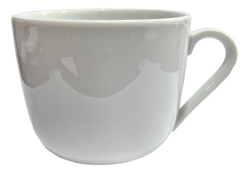 Taza Porcelana Desayuno 250ml Línea 2100 Tsuji Blanca X6 Uni 0