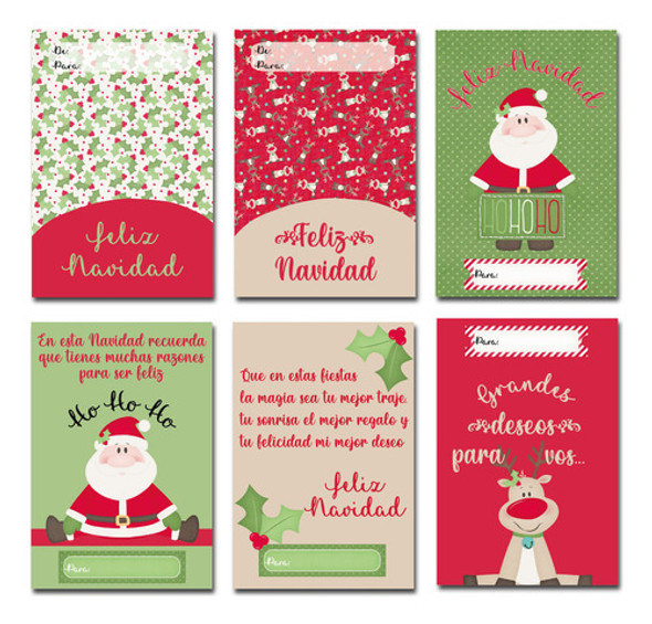 Tarjetas De Navidad 2 - Kit Imprimible 0