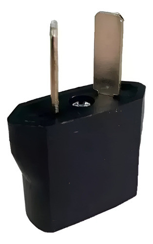 Set X2 Adaptadores Europeo Americano A Argentino Color Negro 1