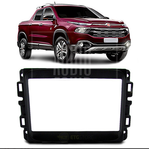 Marco Frente Adaptador 2 Din Fiat Toro Original Dvd Estereo 0