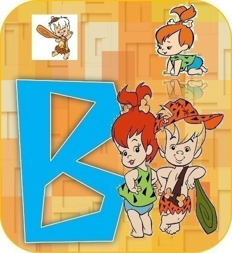 Kit Imprimible Para Tu Fiesta De Pebles Y Bam Bam 0