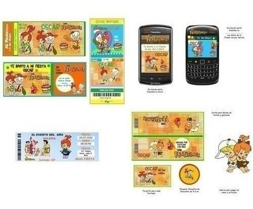 Kit Imprimible Para Tu Fiesta De Pebles Y Bam Bam 1