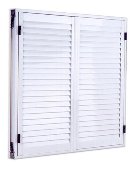 Postigon  Aluminio 120x120 De Abrir 2 Hojas Abershop 0