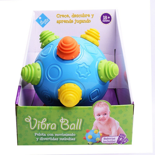 Pelota Vibradora Saltarina Para Bebe Didactico Vibra Ball 0