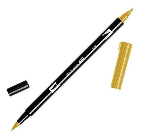 Tombow Dual Brush Pen Art Marker, 026 - Oro Amarillo, Paquet 0