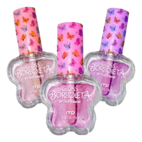 24 Gloss Borboleta Mp10032 - Box Maria Pink Atacado Sj 1