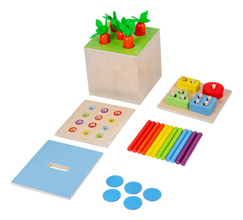 Scientree Juguetes Educativos Montessori De Madera 4 Para 1. 0