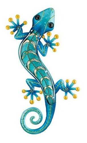 Regal Art Y Regalo Gecko Cortado Decoracion 457 Cm Color Az 0