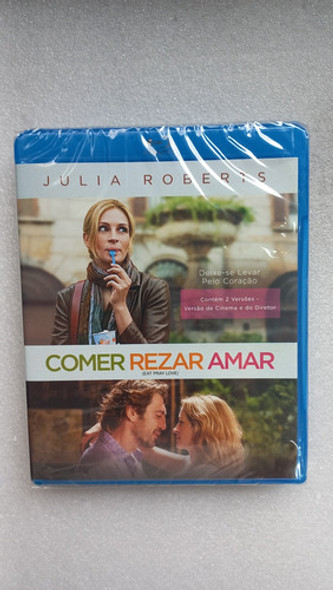 Blu Ray Comer Rezar Amar (lacrado) 0 Blu Ray Comer Rezar Amar (lacrado) 0