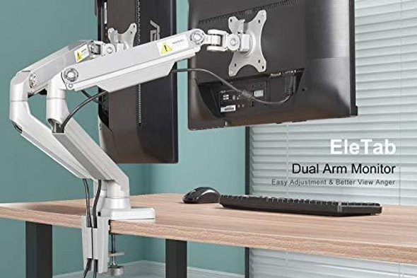 Eletab Brazo Para Monitor Doble Altura Ajustable Giro De Mov 1 Eletab Brazo Para Monitor Doble Altura Ajustable Giro De Mov 1