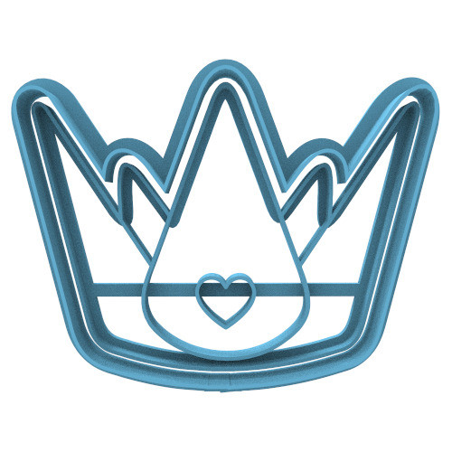 3674 Corona Con Corazón Cortante Para Galletas 0