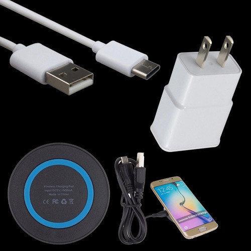 Ac Cargador Casero Sin Hilos Mat Usb-c Cable De Alimentación 1
