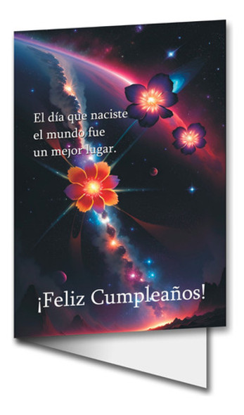 Pack De 2 Tarjetas De Feliz Cumpleaños Hermosas Para Adultos 0