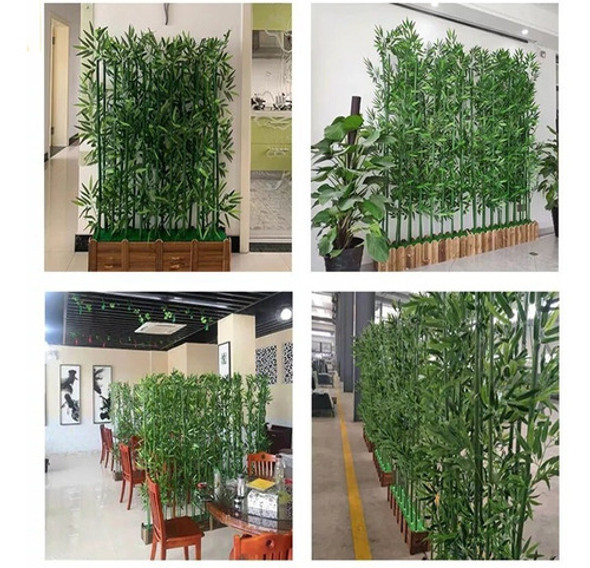 Cerco Bamboo Bambu Planta Artificial Decoracion 2m X 1m Tr 1