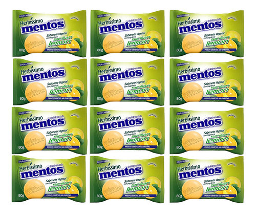 Kit 12 Sabonete Mentos Limão Siciliano Herbissimo 80g 0