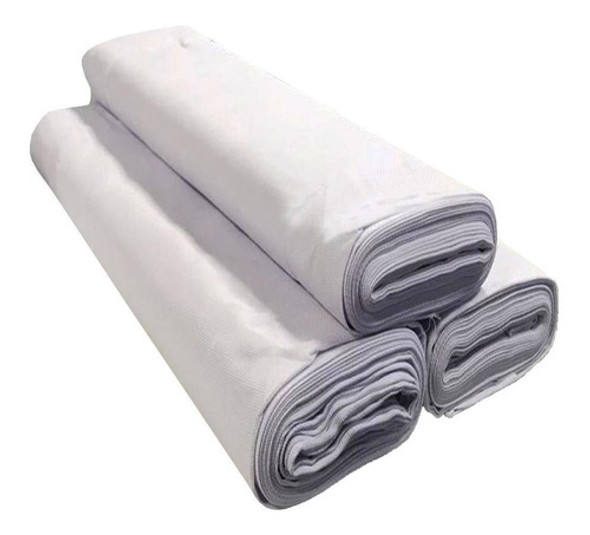 Tecido Etamine 100% Algodão Branco - 3 Metros 1