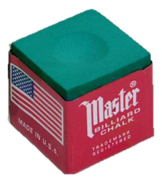 Giz Profissional Bilhar Sinuca Master Verde Forest (dúzia) 1 Giz Profissional Bilhar Sinuca Master Verde Forest (dúzia) 1