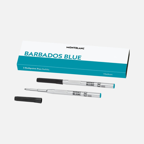Refil Caneta  Montblanc Esferográfica Azul Barbados M Cx/2 0