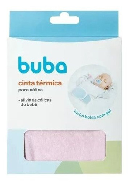 Cinta Térmica Infantil  De Gel Alivia Cólica Rosa  - Buba 0