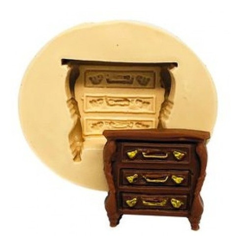 Molde De Silicone Moveis Bebê - Comoda Armario Armarinho 0
