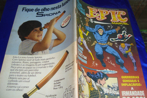 Qgf Gibi Abril Epic Marvel 1 1985 / Legiao Alien Dreadstar 1