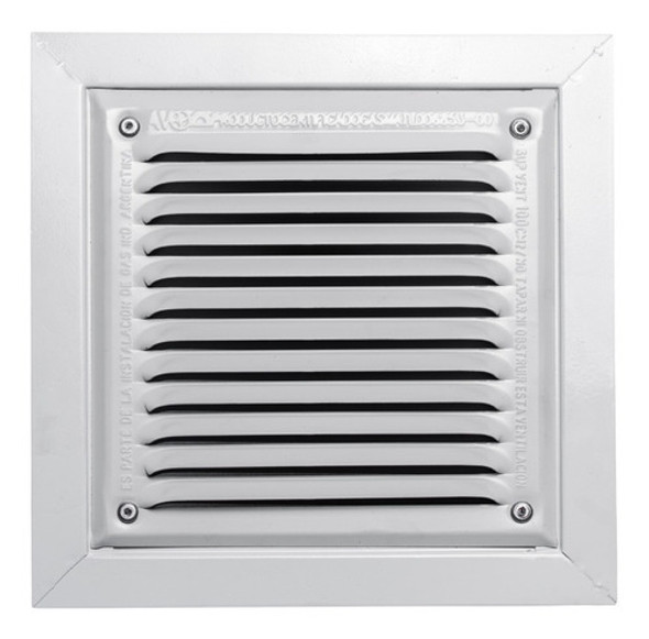 Rejilla Ventilación Para Gas Aprobada 20x20cm 200cm2 Vidrio 0 Rejilla Ventilación Para Gas Aprobada 20x20cm 200cm2 Vidrio 0