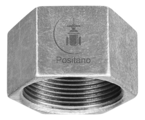 Tampão Sextavado (cap) 2'' Polegada Galvanizado Bsp Tupy 0