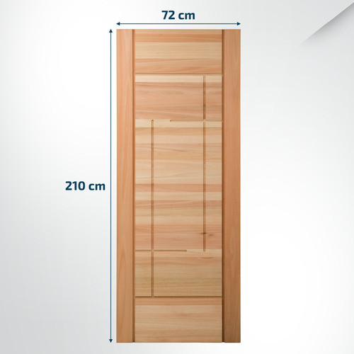 Folha De Porta Maciça 210x72cm Eucalipto Pm92 Moderne Wt 1