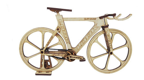 Mini Bicicleta Look 1:8 Com Movimentos Reais Mdf- Desmontada 1