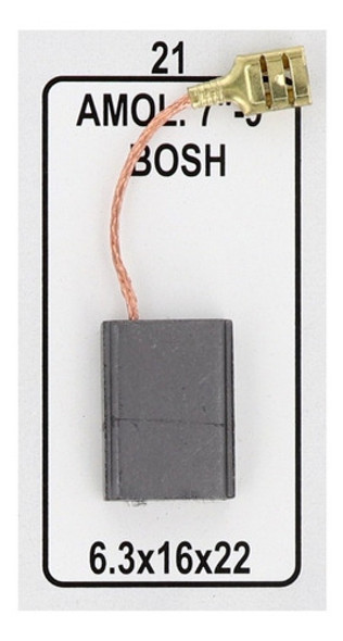 Juego De Carbones Nº 21 Amoladora 3,6x16x22 - Ferrejido 0