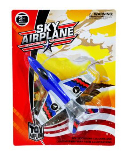 Avion A Friccion En Blister 14x18.5cm - 52633 0