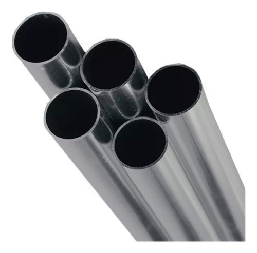 Caño Redondo De Aluminio 152x1,7mm De Espesor X6mts De Largo 0