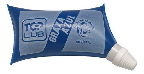 Graxa Azul  80g Com Bico Para Moto Rolamento Junta Top Lub 1