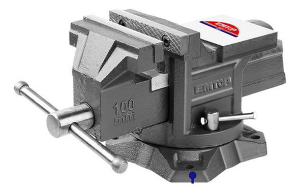 Morsa Banco Con Yunque 4'' Giratoria Aper 100 Mm Emtop 0