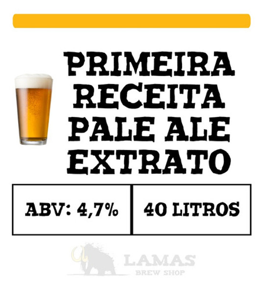 Kit Minha Primeira Receita De Cerveja Extrato De Malte 40l 0