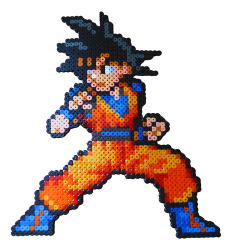Figura De Goku Hama Beads Planchitos 0