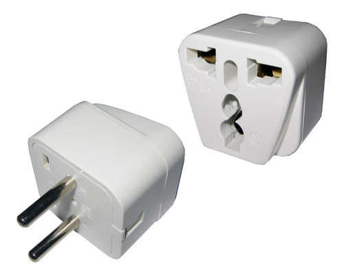 Adaptador De Ficha Universal A 2 En Linea - Puntonet 0
